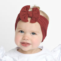 Classic Top Knot - Burgundy
