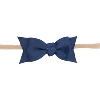 Pippa Grosgrain Bow - Navy