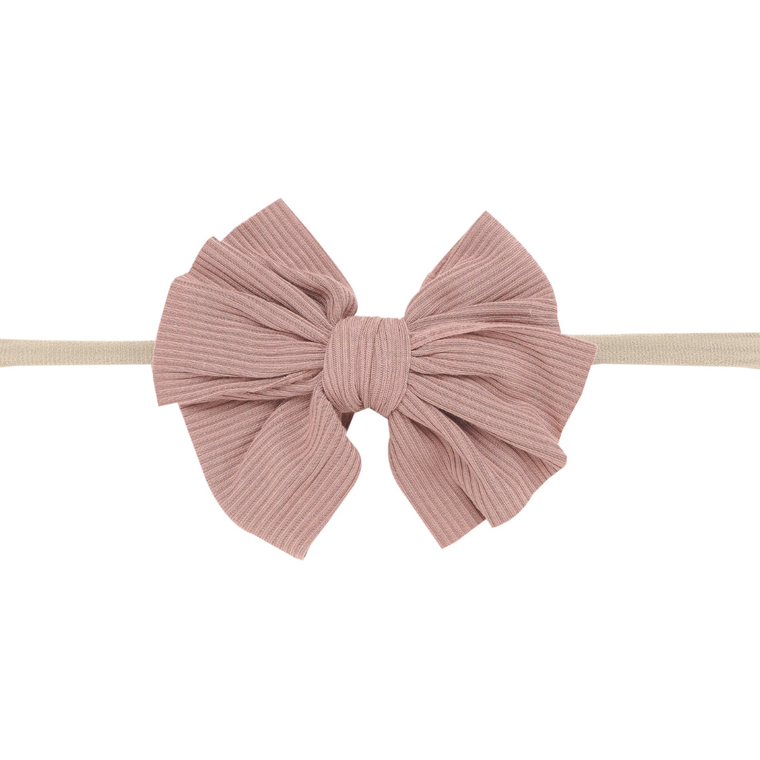 Reeva Bow Skinny Nylon Headband - 17 colors
