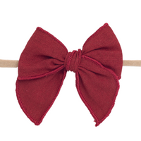 Kai Fable Linen Bow - Ruby