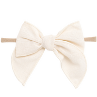 Kai Fable Linen Bow - Ivory