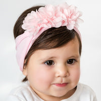 Trio Flower Headband - Pink