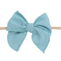 Kai Fable Linen Bow - Capri Blue