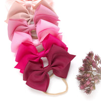 Ella Grosgrain Bow Nylon Headbands - Other Colors