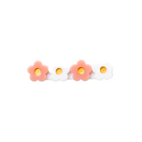 All Flower Acrylic Clip- 25 Colors