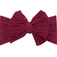 Jumbow Cable Knit Knot - Wine