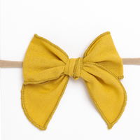 Kai Fable Linen Bow - Mustard