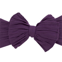 Jumbow Cable Knit Knot - Eggplant
