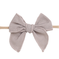 Kai Fable Linen Bow - Taupe