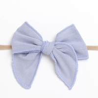 Kai Fable Linen Bow - Powder Lilac