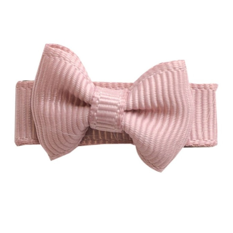 Mini Bow TUX Snap Clip - Antique Mauve