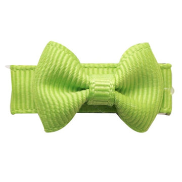 Mini Bow TUX Snap Clip - Apple Green