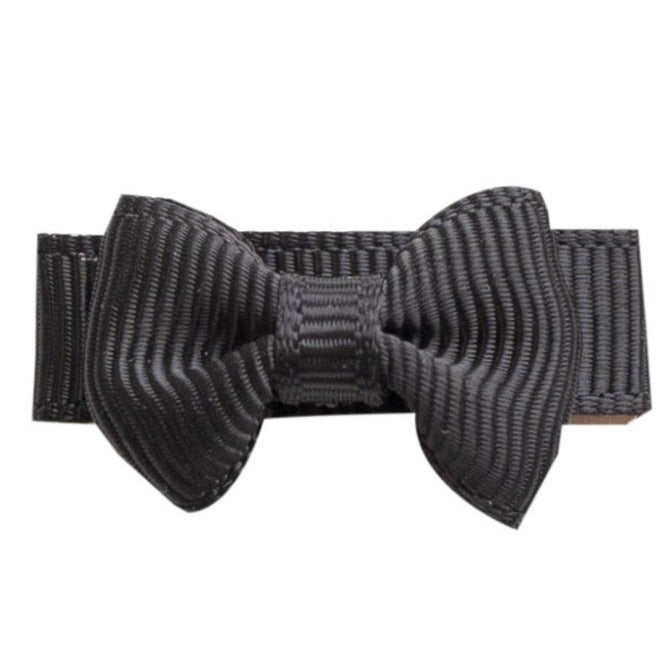 Mini Bow TUX Snap Clip - Black