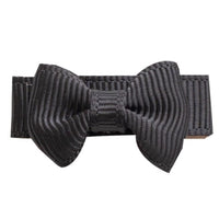 Mini Bow TUX Snap Clip - Black