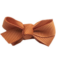 Mini Bow Knot Snap Clip - Copper
