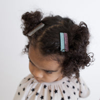 Bar Hair Clip - 14 Glitter - Non Slip Clip