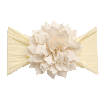 Dahlia Flower Headband - Ivory