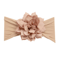 Dahlia Flower Headband - Hazelnut