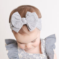 Jade Bow - Pearl Grey