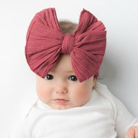 Jumbow Cable Knit Knot - Mulberry