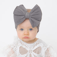 Jumbow Cable Knit Knot - Neutral Grey