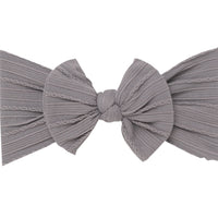 Cable Knit Knot - Metal Grey
