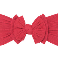 Double Cable Knit Knot - Red