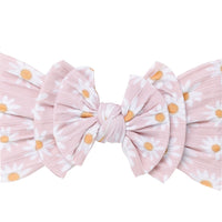 Double Cable Knit Knot - Blush Daisy