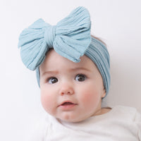 Jumbow Cable Knit Knot - Capri Blue