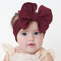 Jumbow Lola Wide Nylon Headband - Burgundy