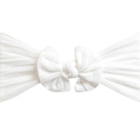Classic Top Knot - White
