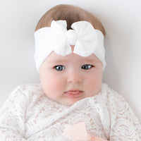 Classic Top Knot - White