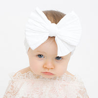 Jumbow Cable Knit Knot - White