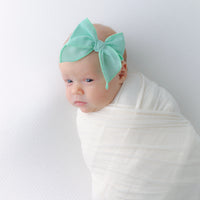 Kai Fable Linen Bow - Mint