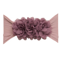 Trio Flower Headband - Amethyst