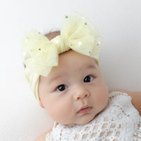 Star Tulle - Soft Yellow