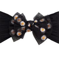 Daisy Flower Headband - Black
