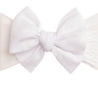 Jumbow Lola Wide Nylon Headband - White