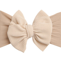 Jumbow Lola Wide Nylon Headband - Natural