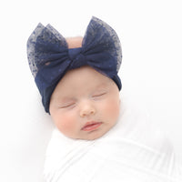 Polka Dots Tulle - Navy
