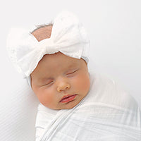 Polka Dots Tulle - White