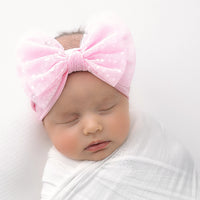 Polka Dots Tulle - Pink