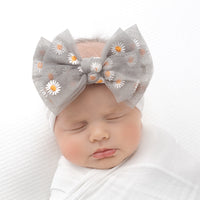 Daisy Flower Headband - Grey