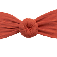 Round Knot Turban - Rust
