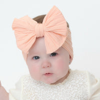Jumbow Cable Knit Knot - Peach