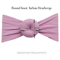 Round Knot Turban - Metal Grey