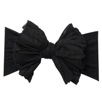 Jumbow Ruffle Bow - Black