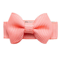 Mini Bow TUX Snap Clip - Lt. Coral