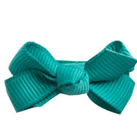 Mini Bow Knot Snap Clip - Mallard