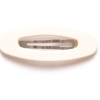 Glossy Sierra Snap Clip - Off White